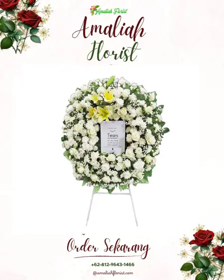 Krans Bunga Duka Medokan Semampir